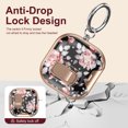 thumbnail image 4 of Rugged Case for AirPods 4, Painted Decoration Shockproof Cover for AirPods 4th Generation 2024 with Switch and Carabiner, 4 of 7
