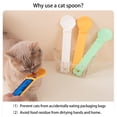 thumbnail image 4 of SIfdSeng Distributeur de Bandes pour Chat, Cuillère pour Boîte de Chat, Outil pour Bandes de Chat, Collations pour Animaux, Cuillère à Nourriture pour Chat, 4 of 5