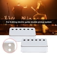 thumbnail image 4 of Electric Guitar Pickup Cover, 2Pcs Durable Guitar Pickup Cover Metal  for 6 String Electric Guitar, 4 of 7