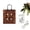 S, variant on Wooden Staghorn Fern Wall Mount Kit, Vertical Hanging Planter Board for Orchids, Rustic Plant Holder Indoor Outdoor, M