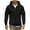 Black, variant on Men Men's Plus Size Winter Hooded Sweater Zipper Solid Color Casual Fashion Hooded Pockets Long Sleeved Outwear