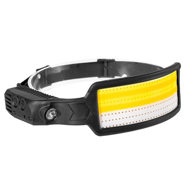 Linterna con cabezal de carga tipo C, faro COB para acampar al aire libre (7LED)