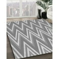 thumbnail image 2 of Ahgly Company Indoor Rectangle Patterned Platinum Gray Area Rugs, 8' x 10', 2 of 6