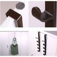 thumbnail image 3 of Towel Hangers for Bathroom,Back of Door Towel Hook,Over The Door Hook,Over Door Towel Rack Door Hanger,Door Coat Hanger for Hanging Clothes, Towels, Behind Back of Bathroom, Black, 3 of 5