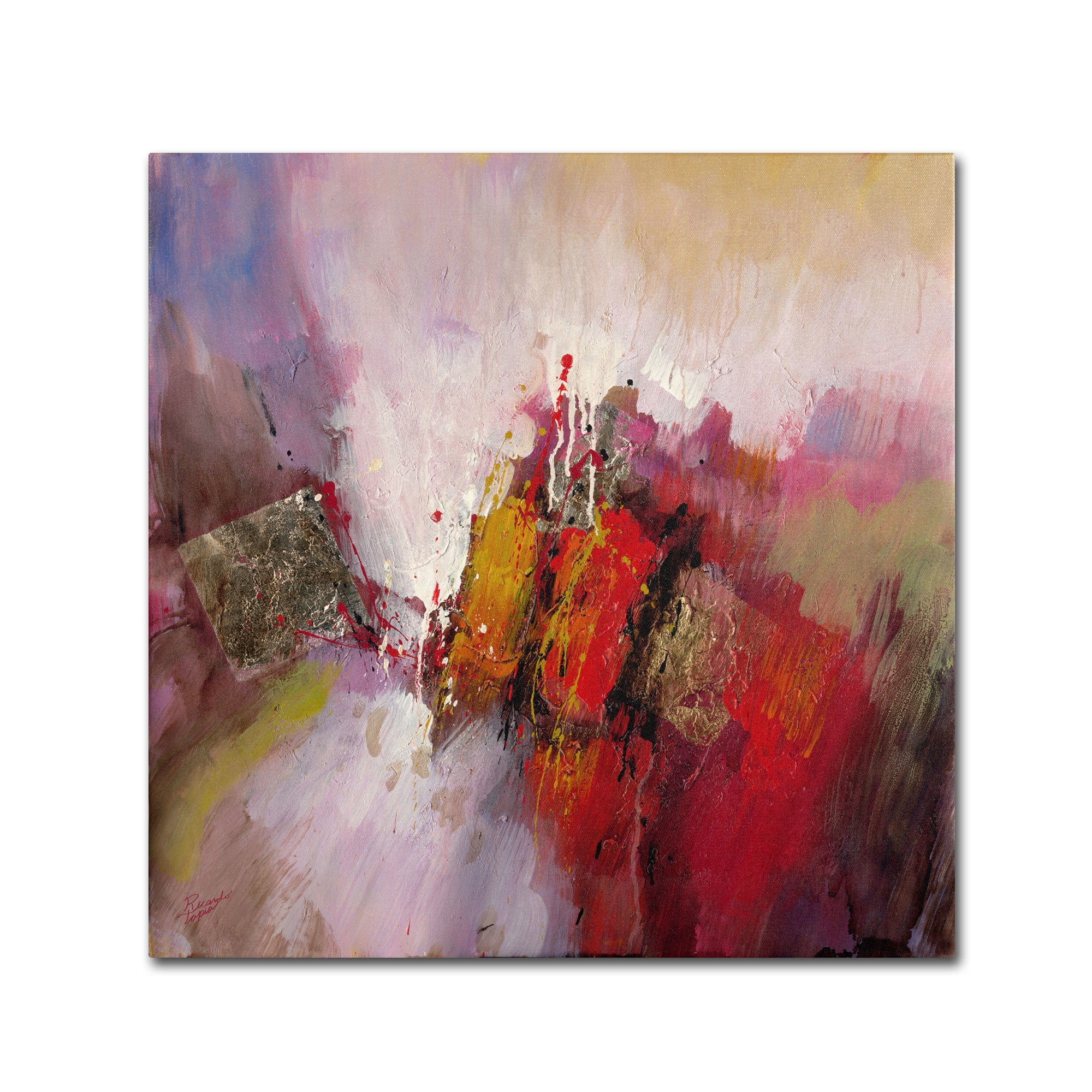 Trademark Fine Art "Hot and Cold" Canvas Art by Ricardo Tapia