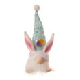thumbnail image 2 of 1 Pack Lighted Bunny Easter Gnomes Plush Decorations, Handmade Mini Scandinavian Swedish Tomte,Spring Sequin Light Up Elf Holiday, Battery Operated Easter Day Gift Tabletop Ornament, 2 of 7