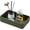 Green, variant on ABCISI Leather Valet Tray Organizer, Modern Nightstand Organizer Bedside Desktop Storage for Women and Men, Decorative Perfume Trinket Catchall Vanity Tray for Key Watch Wallet (10.2", White)