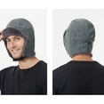 thumbnail image 4 of ZQUUVOU Men's Cotton Trapper Hat Winter Hats with Ear Flaps Windproof Ski Cap Buckle Closure Outdoor Windproof Hat Gray, 4 of 6