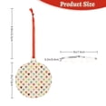 thumbnail image 3 of Rocae Heart Polka Dot for Acrylic Christmas Pendant Ornament for Festive Decor Hanging Pendant,Perfect for Home and Office-Round Shape, 3 of 7