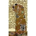 thumbnail image 2 of Klimt, Gustav 11x18 Black Ornate Wood Framed with Double Matting Museum Art Print Titled - The Stoclet Frieze (right), 2 of 4
