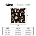 thumbnail image 5 of Ghost Covers Throw Pillow Set - 2 Pack Throw Pillow Inserts Included - Unique Patterns - 16x16, 18x18, 20x20 Inches for Home Decor - Throw Pillow - Decorative Pillows, 5 of 6
