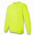 thumbnail image 5 of Gildan Heavy Blend High Visibility Safety Sweatshirt for Adult GR18 Hi Vis Pullover Fleece Reflective Work Safety Green Sweatshirt 4 Pack, 2XL, 5 of 6