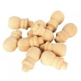 thumbnail image 4 of 30Pcs Unpainted Wood Snowman Shapes DIY Ornaments Children Graffiti Solid Wood Decor Craft Unfinished Wood Body for Home Decoration, 4 of 9