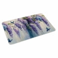 thumbnail image 2 of Purple Lavender Door Mat&nbsp;Indoor Outdoor Entrance, Non Slip Rug for Kitchen Bathroom Entryway Rug, Butterfly Flower Abstract Brush Artwork Washable Doormat Floor Mat 24x36 Inch, 2 of 8