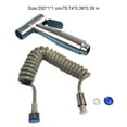 thumbnail image 3 of Wweixi 2 Modes Bidet Nozzle Rustproof Toilet Sprayer Flusher Handy Stainless Steel Handheld Booster High Pressure Kitchen 2m Telephone Tube 1Set, 3 of 6
