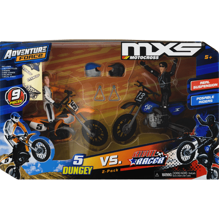 Adventure Force MXS Motocross Dungey VS Rival Racer, 2.0 PACK