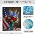thumbnail image 3 of Diamond Art Kit for Adults, Blue Vase Bouquet Red Birds Diamond Painting for Adults Beginners, DIY Diamond Art Painting Kits, 5D Diamond Painting Crafts for Home Decor 12x16 Frameless, 3 of 7
