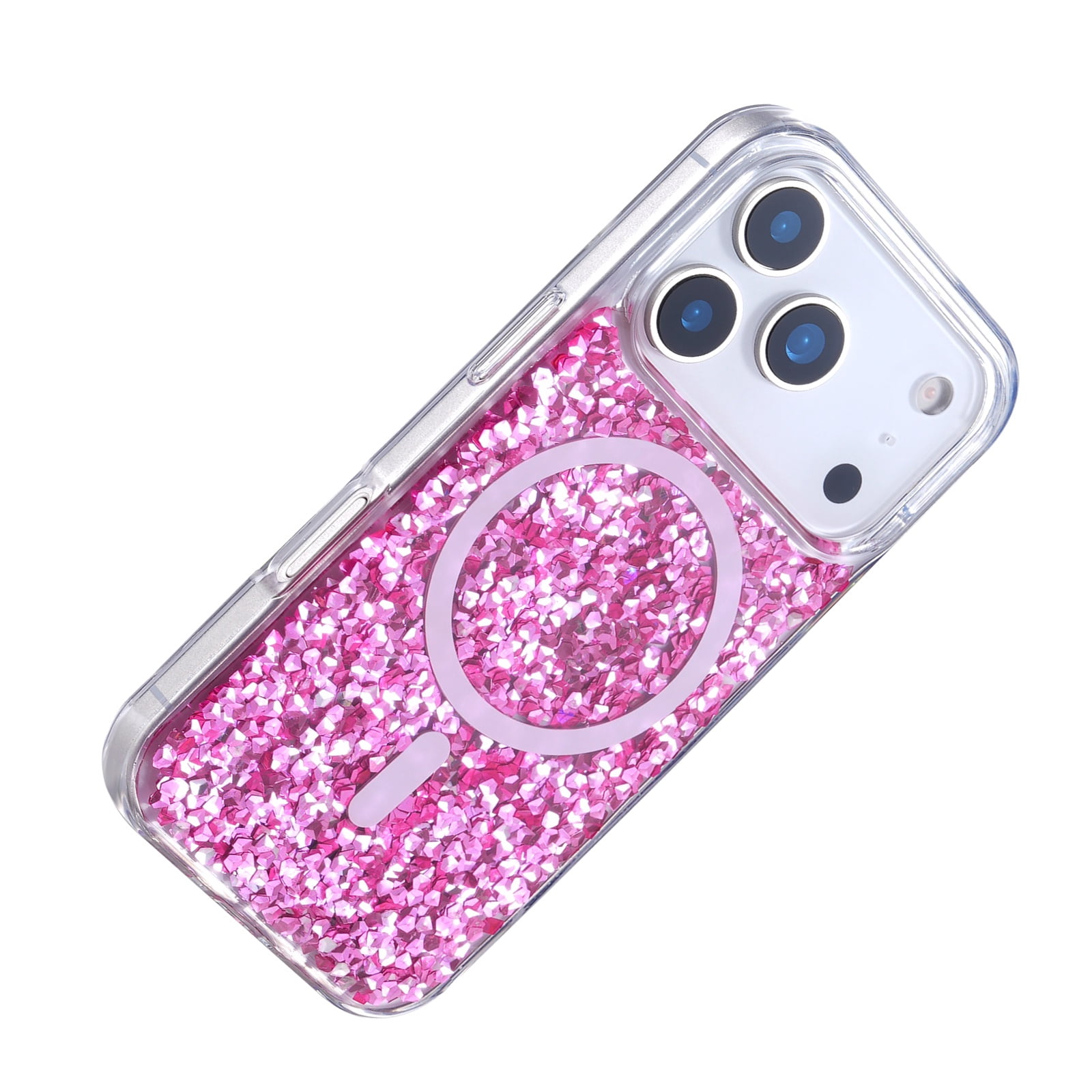 Sparkling MagSafe Case for iPhone 17 Pro Max - Pink