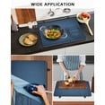 thumbnail image 5 of Large Induction Cooktop Protector Mat Cowboy Blue Stove Top Covers for Electric Stove, Western Country Vintage Texture Decorative Stove Burner Cover Mats, Glass Top Stove Cover, 5 of 7