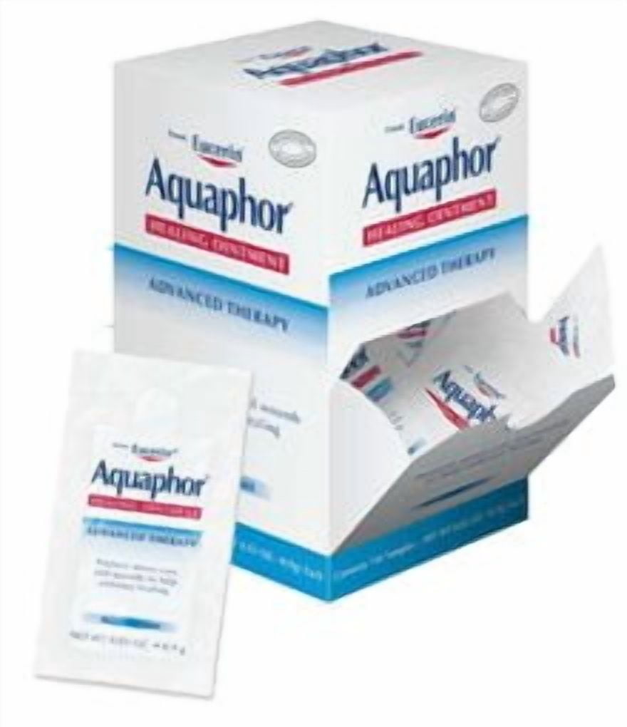 Aquaphor Healing Ointment,Contains 144 Packets, Net Wt 0.03 oz. (0.9g) Ct