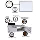 thumbnail image 5 of Gabinete De Baño GOVA Con Espejo Decorativo Minimalista, 5 of 6