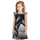 thumbnail image 1 of Fotbe Running Horse Vestido de Dormir para Niñas de 3 a 10 Años, Mangas Cortas, Estilo Princesa, Pijama Camisón con Mangas Voladas-X-Large, 1 of 6