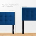 thumbnail image 5 of Modway Lily Queen Biscuit Tufted Performance Velvet Headboard in Navy, 5 of 9