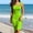 01 Green, variant on Women's Square Neck with Lace Detail Long Maxi Dress Sleeveless Lounge Ribbed Full Length Dresses