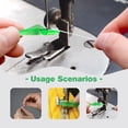 thumbnail image 3 of Shoreew Mini Needle Threader Beginner Automatic Threading Tool Fish Design Sewing Threader for Hand Sewing And Machine Use DIY Craft And Repair, 3 of 7
