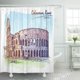 thumbnail image 1 of Cortina de Ducha ABPHQTO Colorido Roma Coliseo Romano 150x180 cm, 1 of 1