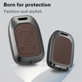 thumbnail image 3 of Metal Key Fob Cover with Keychain for GMC Terrain Yukon Yukon XL Suburban Tahoe 2015-2020, 3 of 9