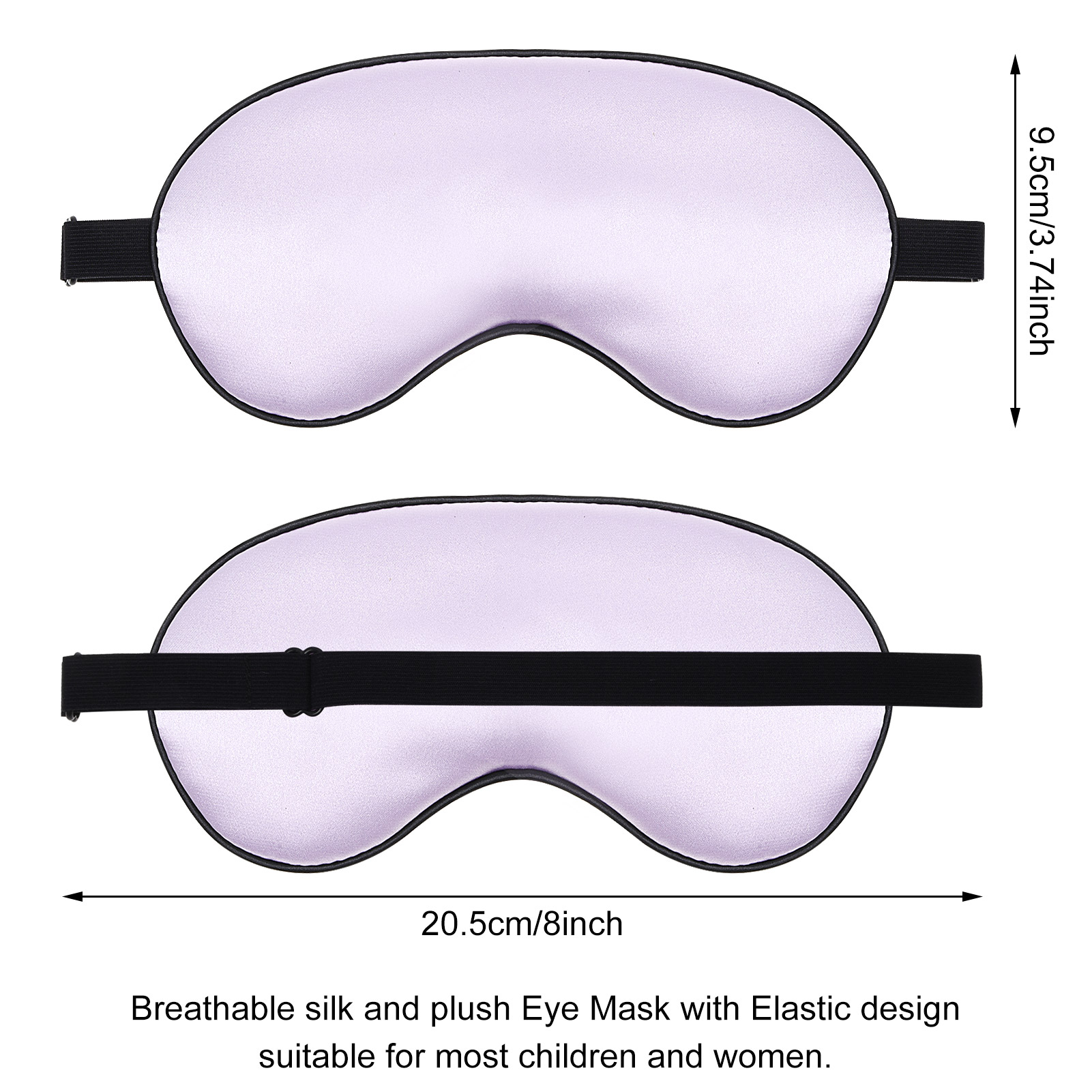 AOWOO Silk Sleep Eye Mask 4 Pack photo 2