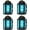 Blue, variant on Mini Small Decorative Moroccan Candle Lantern Holders for Hanging, Indoor Home Decor, Outdoor Patio, Weddings, Clear, 4pk