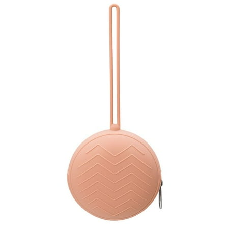 

QWZNDZG Multifunctional Storage Box Silicone Baby Pacifier Box Food Grade Silicone Wave Zipper Key Lipstick Storage Bag Travel Portable