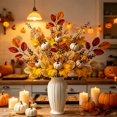 thumbnail image 4 of Clearance Under $1.06! Artificial Fall Pick with Pumpkin Maple and Berries for Vase Arrangement Table Decor, 4 of 4