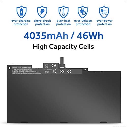 Batería para Laptop BatteryMon CS03XL para HP EliteBook 745 840 755 848 850 G3 G4 ZBook 15u G3 G4 mt42 mt43