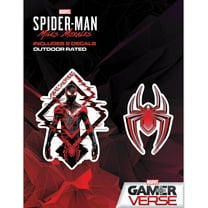 Marvel Miles Morales Decals - Set of 2 Spider-Man Vinyl Stickers for Water Bottle Bike Helmet Laptop Skateboard Car - Marvel Stickers for Kids and Adults