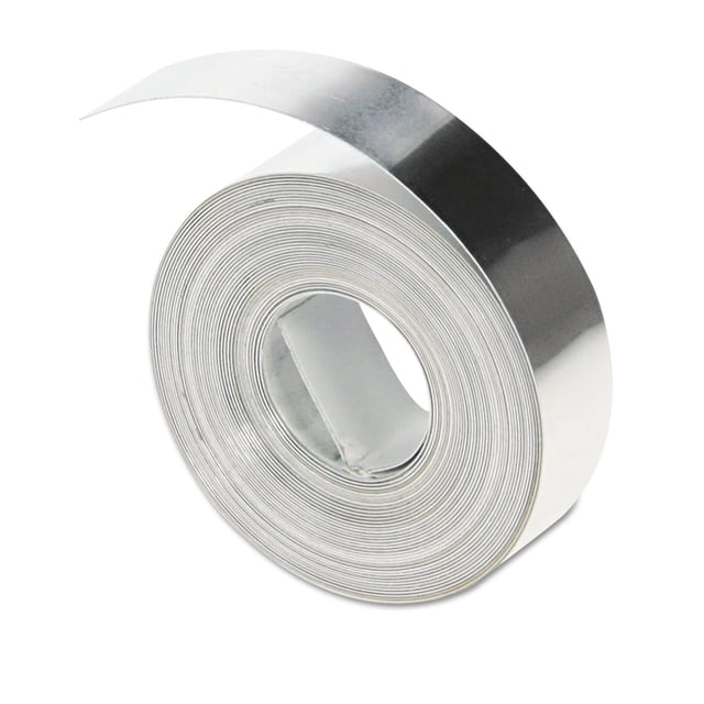 Cinta Adhesiva DYMO de Aluminio No Adhesiva 12 mm x 4.9 m