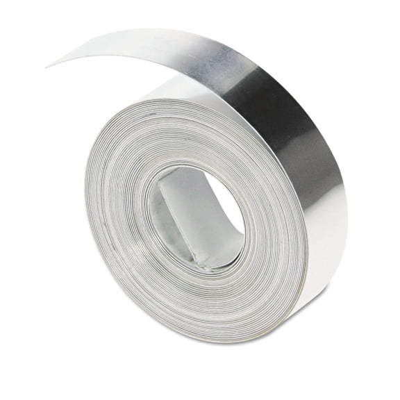 DYMO 31000 Rhino Metal Label Non-Adhesive Tape, 1/2-Inch x 16 ft, Aluminum