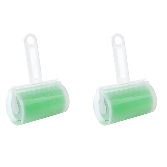 ACDANC Washable Reusable Gel Lint Roller with Lid and Hanging Hole Handheld Hair Removal Lintroller Household