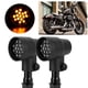 thumbnail image 5 of Luz de giro LED para motocicleta Vintage, lámpara indicadora modificada negra, compatible con Yamaha, 5 of 8