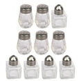thumbnail image 4 of 10 Mini Glass Salt & Pepper Shakers - Portable for Travel & Baking, 4 of 6
