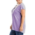 thumbnail image 7 of JMS by Hanes Women's Plus Size Slub Crochet Bib Tunic, 7 of 7