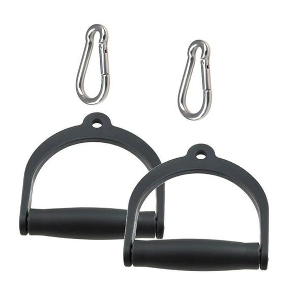 DYNWAVECA LAT Pulldown Attachment D Handle Replacement Universal Gym Handle Comfortable Grip for Strength Training Pilates Bodybuilding