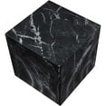 thumbnail image 3 of Afuera Living Contemporary Black Marble Finish Concrete Indoor/Outdoor End Table, 3 of 8