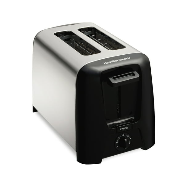 Hamilton Beach 2 Slice Toaster, Chrome Silver, 22614Z