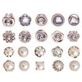 thumbnail image 1 of Dsseng 20 Pcs Artificial Lapel Pin Delicate Corsage Cardigan Small Pin Buckle, 1 of 5