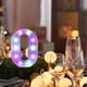 thumbnail image 4 of Letras luminosas LED con control remoto | Decoración con letras para fiestas y eventos en casa | Funciona con pilas o USB | 16 modos de cambio de color, 4 of 8