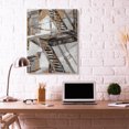 thumbnail image 3 of Stupell Industries Modern Fire Escape Abstract City Canvas Art, 36 x 48, by Ethan Harper, 3 of 7