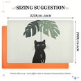 thumbnail image 6 of Yayeee Doormat for Indoor Entrance 32" x 20" Non Slippery Floor Rug, Black Cat Umbrella, 6 of 8